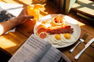 gluten-free - egg and bacon